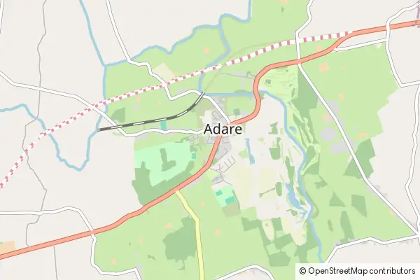 Mapa Adare