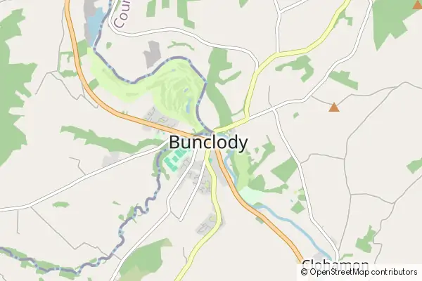 Mapa Bunclody