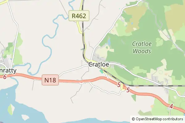 Mapa Cratloe