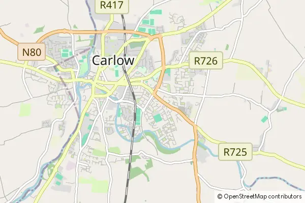 Mapa Carlow