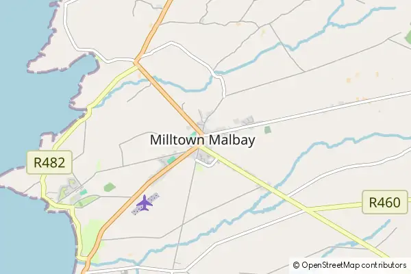 Mapa Miltown Malbay