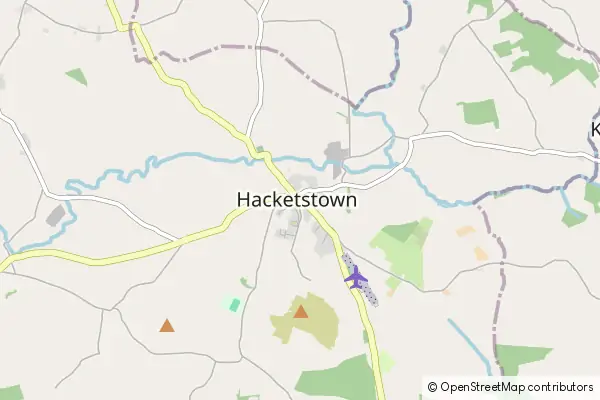 Mapa Hacketstown