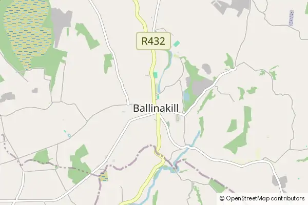 Mapa Ballinakill