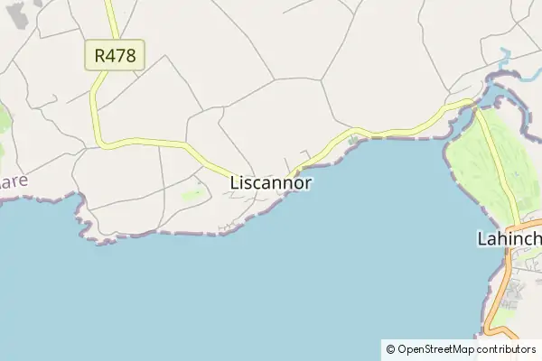 Mapa Liscannor