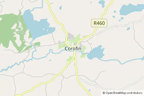 Mapa Corofin