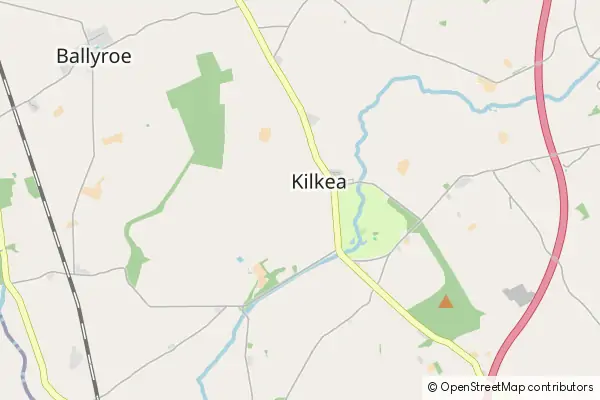 Mapa Kilkea