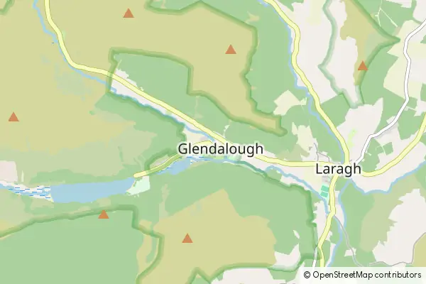 Mapa Glendalough Village