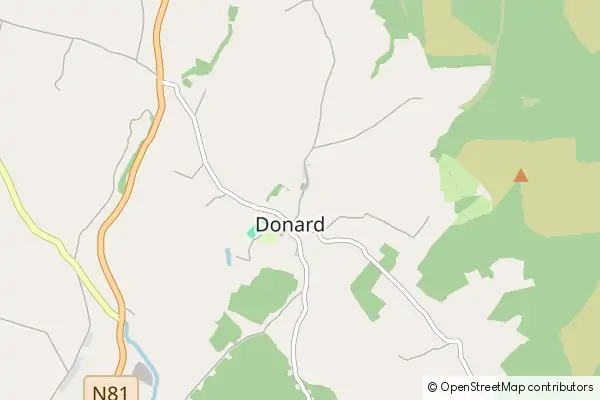 Mapa Donard