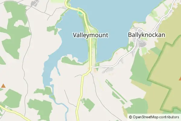 Mapa Valleymount