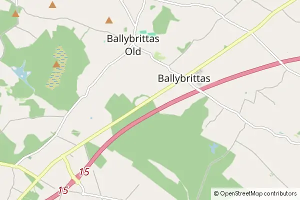 Mapa Ballybrittas