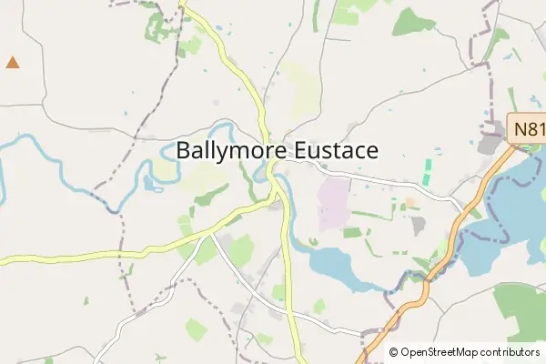 Mapa Ballymore Eustace