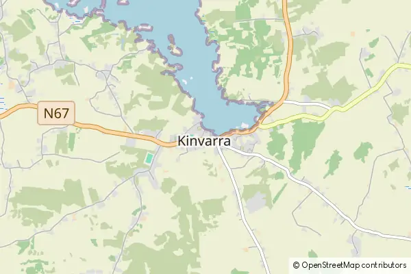 Mapa Kinvara