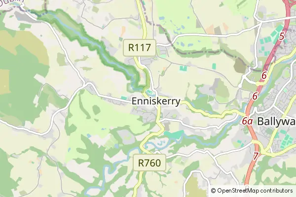 Mapa Enniskerry