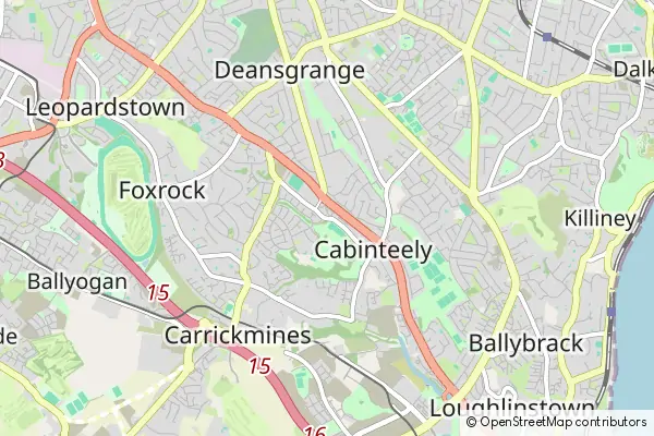 Mapa Cabinteely