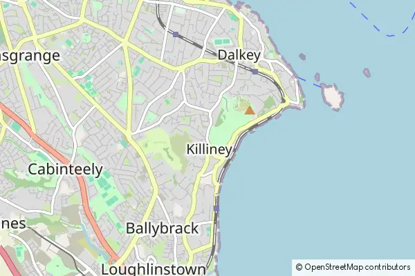 Mapa Killiney