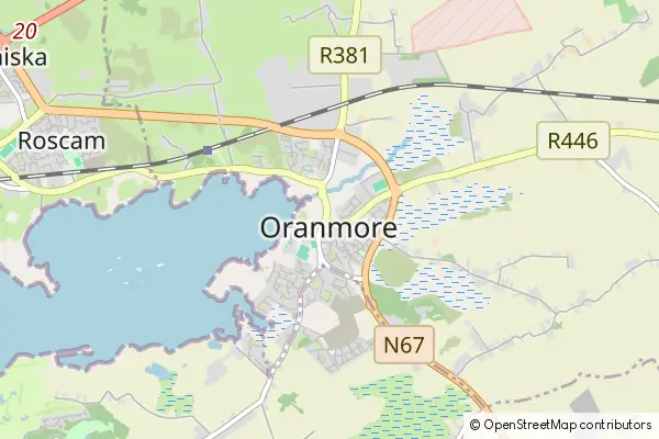 Mapa Oranmore