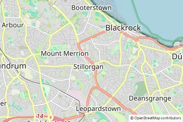 Mapa Stillorgan