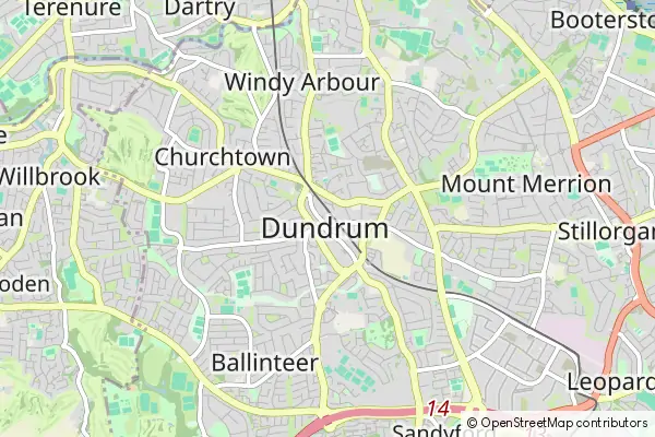 Mapa Dundrum