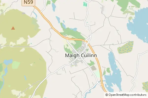 Mapa Moycullen