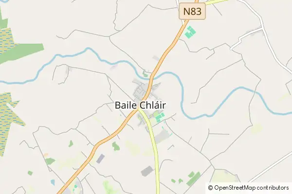 Mapa Claregalway