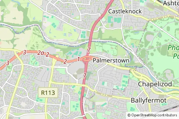 Mapa Palmerstown