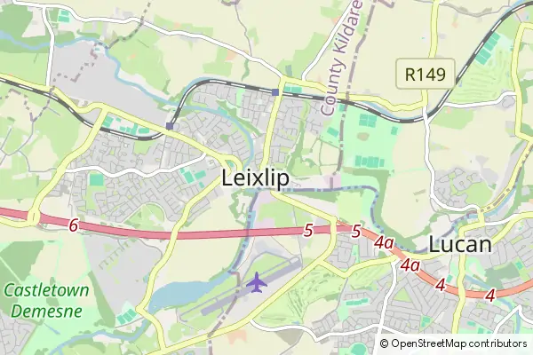 Mapa Leixlip