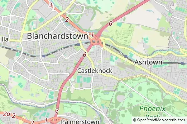 Mapa Castleknock