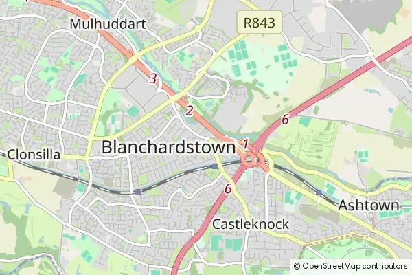 Mapa Blanchardstown