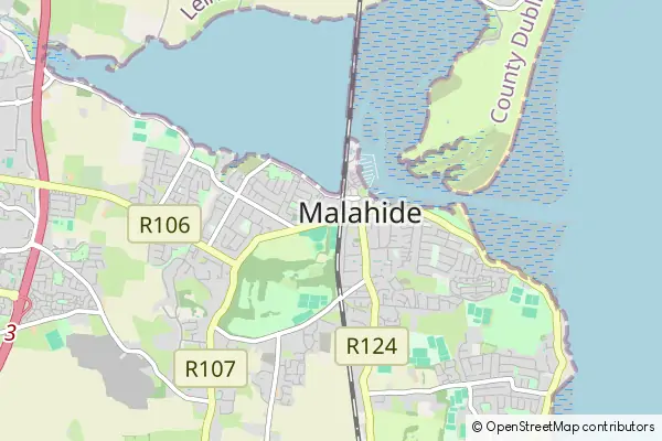 Mapa Malahide