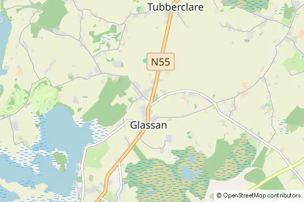 Mapa Glassan