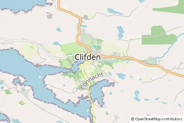 Mapa Clifden