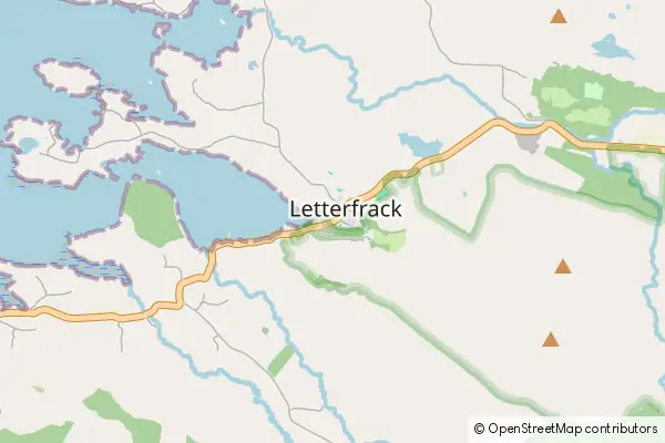 Mapa Letterfrack