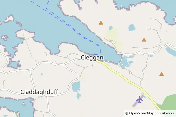 Mapa Cleggan