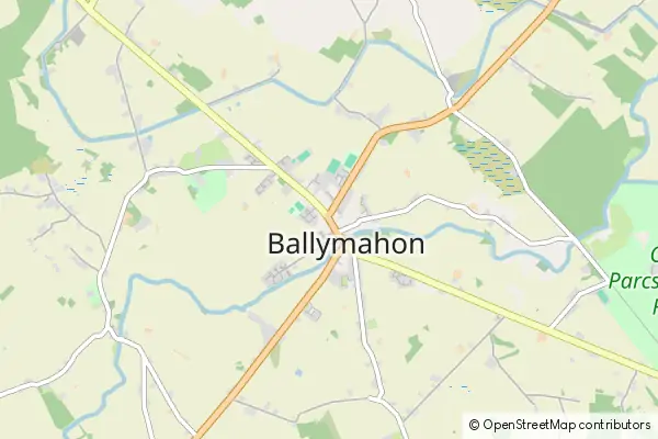 Mapa Ballymahon