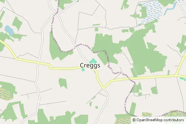 Mapa Creggs