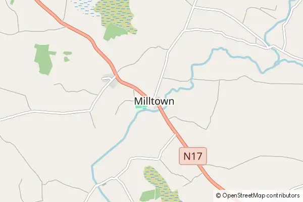 Mapa Milltown