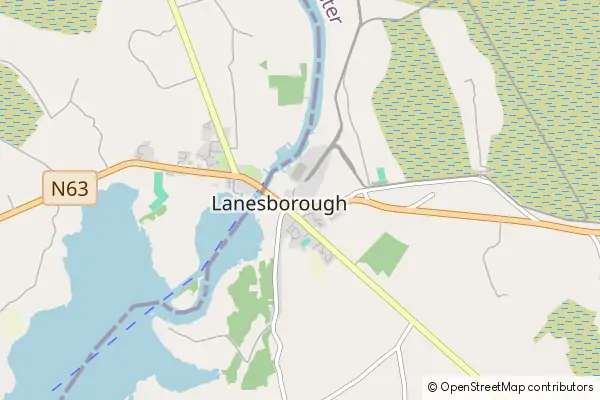 Mapa Lanesborough