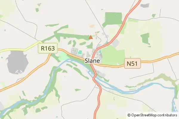 Mapa Slane