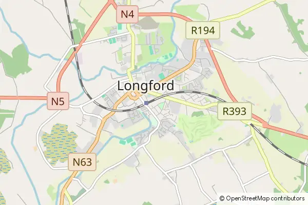 Mapa Longford