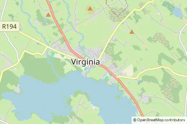 Mapa Virginia