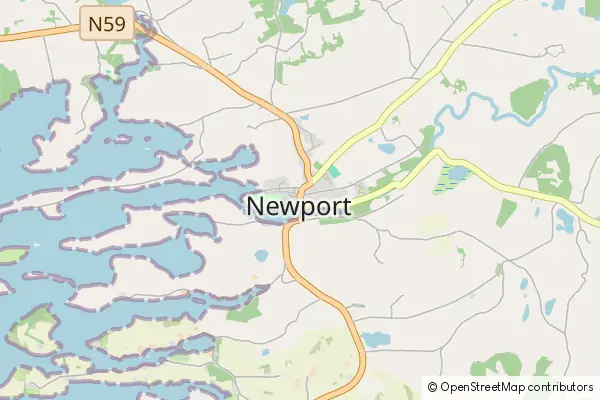 Mapa Newport