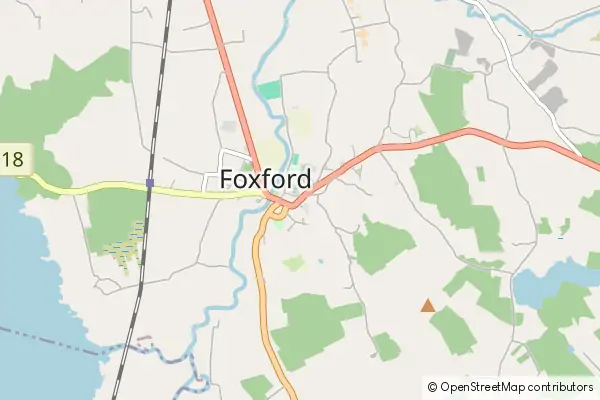 Mapa Foxford