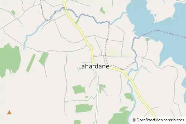 Mapa Lahardaun