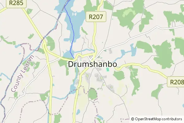 Mapa Drumshanbo