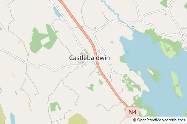 Mapa Castlebaldwin