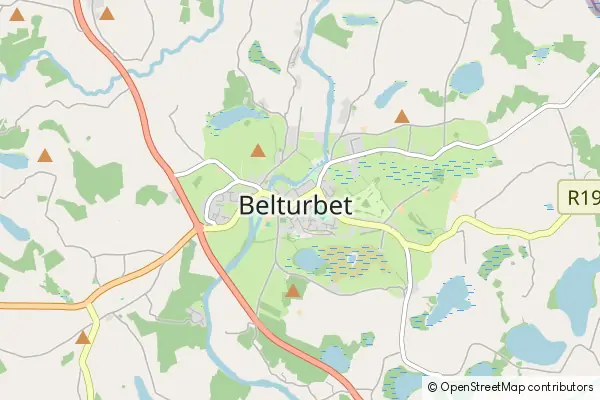 Mapa Belturbet