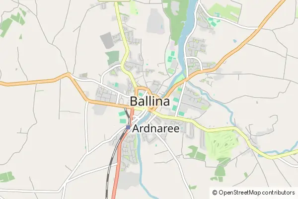 Mapa Ballina