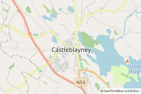 Mapa Castleblayney