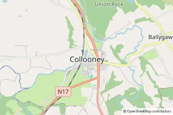 Mapa Collooney