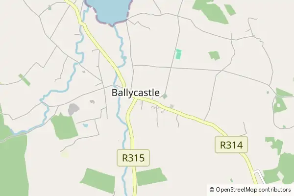 Mapa Ballycastle